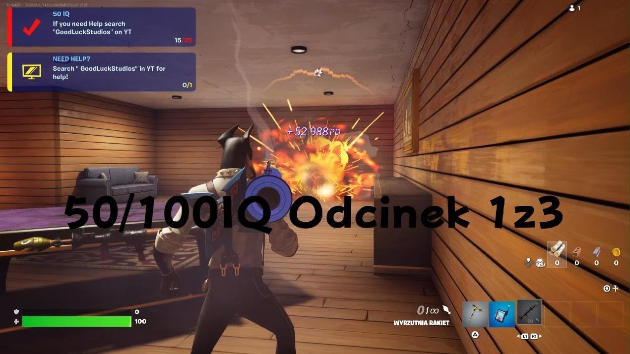 Fortnite Escape room 50/100IQ