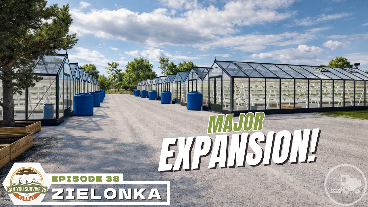 Massive Farm 1 expansion! | Can you Survive 25 on Zielonka - Farming Simulator 25