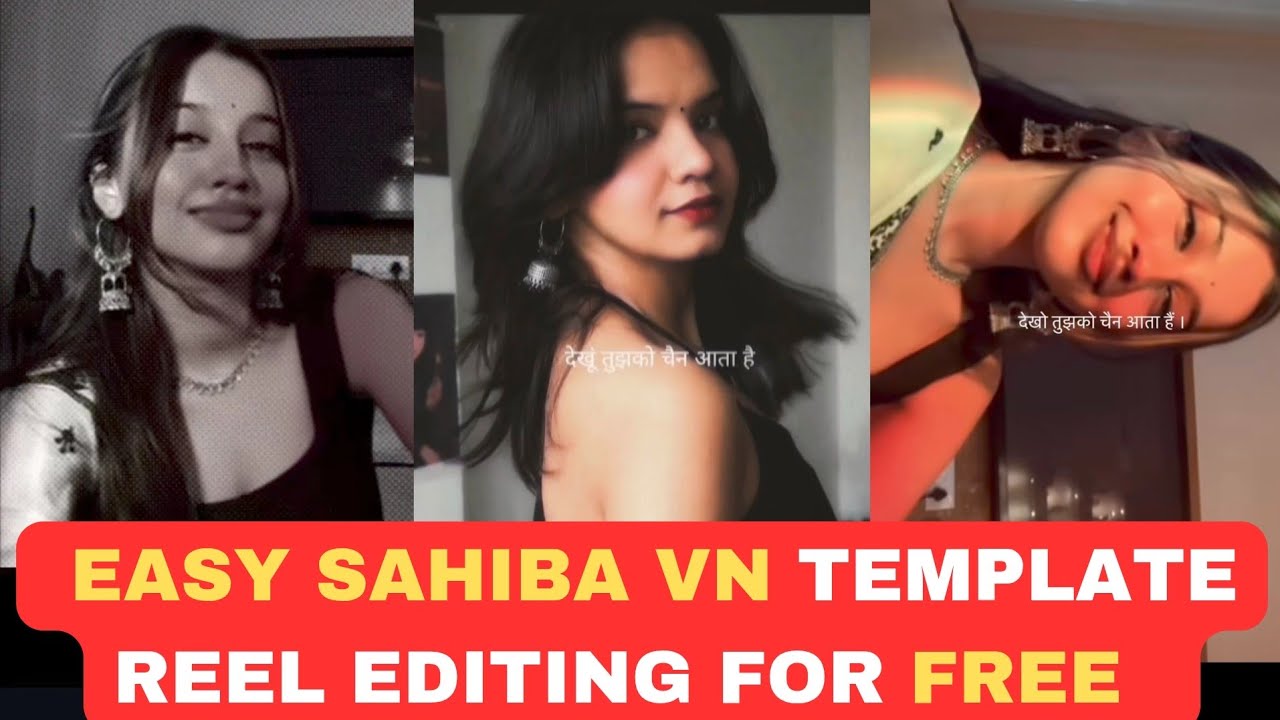 Sahiba song🌸Full tutorial and template| Trending reel|🔥VN app✅capcut easy edit in one minute FYP🎀