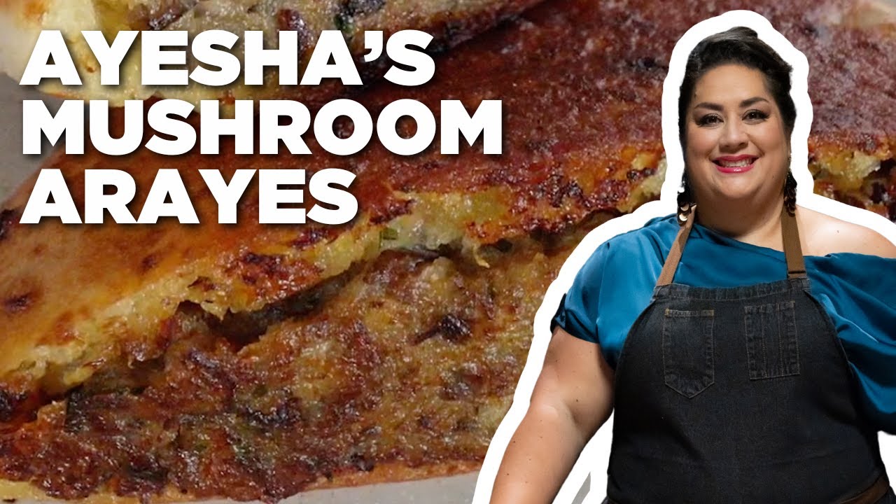 Ayesha Nurdjaja's Mushroom Arayes | Bobby's Triple Threat | Food Network