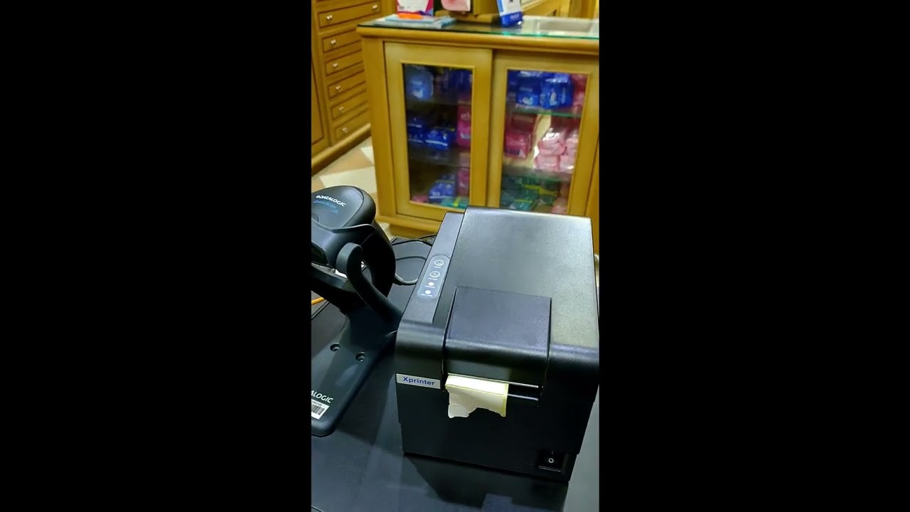 Xprinter 235b unboxing, paper loading and driver installation
