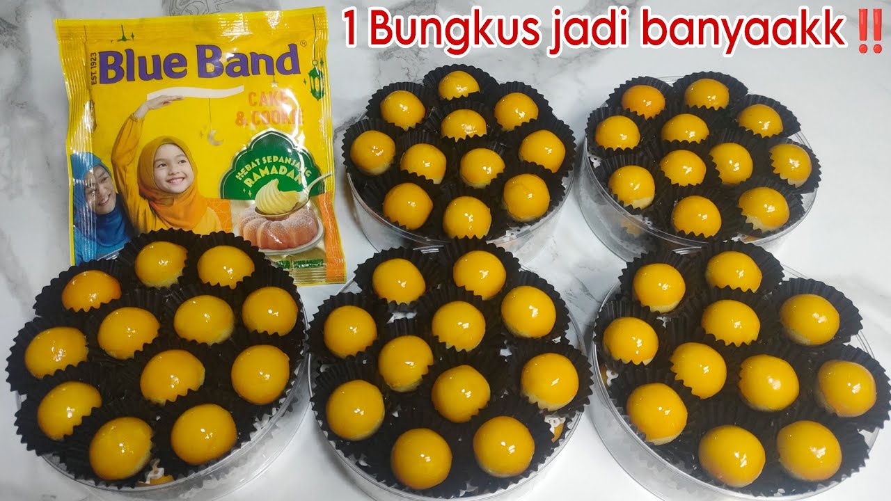 RESEP NASTAR BLUEBAND CAKE AND COOKIES 1 BUNGKUS JADI BANYAK 
