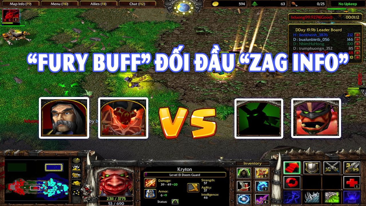 Fury Buff Gặp Đối Thủ 