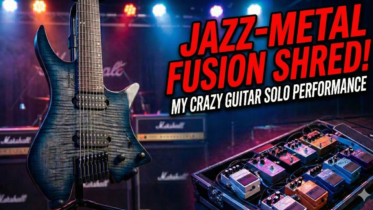 Fusiony jazz metal guitar solo