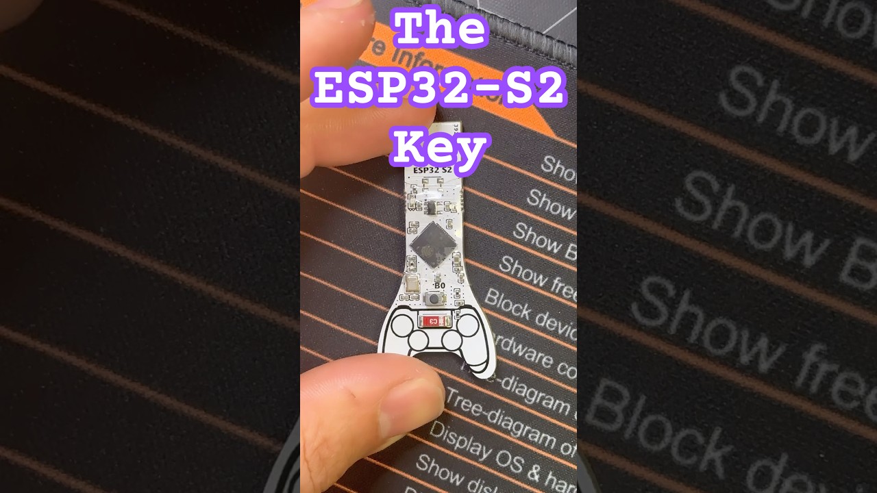 esp32-s2 key #esp32 #pentesting #microcontroller #jailbreak #ps4 #hackingtools #mcu #ps4jailbreak