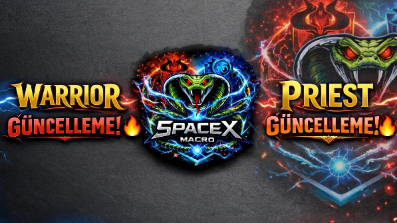 SpacexV2 . Warrior / Priest Güncelleme . #spacexmacro