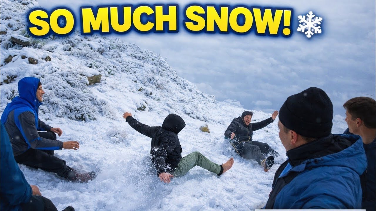 Snowy Mountain vlog | A Cold Evning in Mariabad ❄️🥶