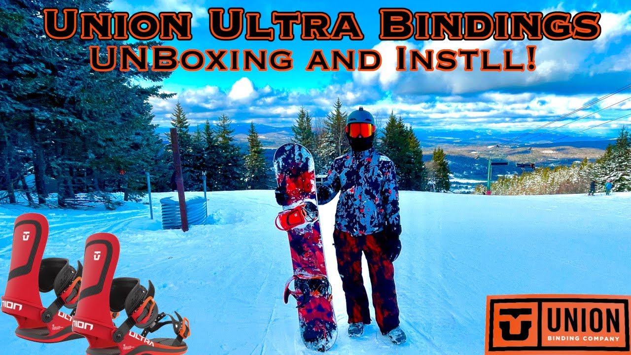 Union Ultras Bindings! Unboxing and Install of my New Bindings! #unionbindings