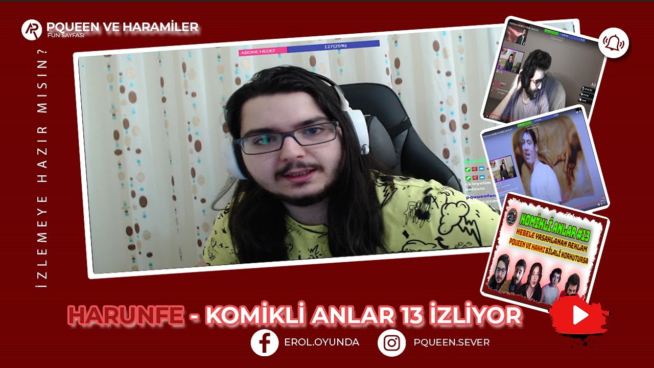 HARUNFE - HARAMİLER | KOMİKLİ ANLAR #13 İZLİYOR!