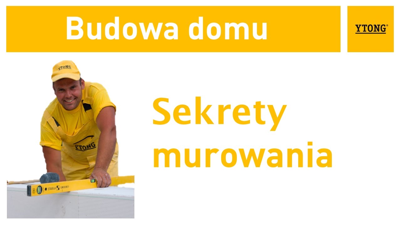Jak murować z bloczk&oacute;w Ytong? Proste zasady budowania domu z betonu kom&oacute;rkowego Ytong