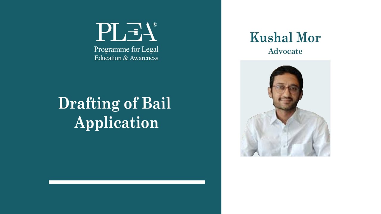 Drafting of Bail Application by Kushal Mor
