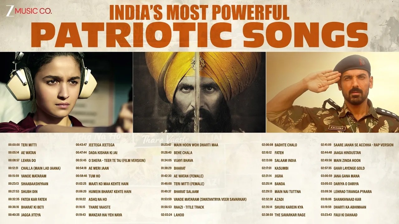 India&rsquo;s 50 Most Powerful Patriotic Songs 🇮🇳 | Republic Day Special | Teri Mitti, Ae Watan, Lehra Do