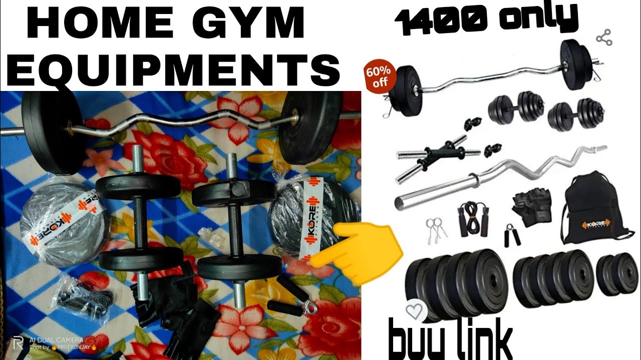 HOME GYM EQUIPMENTS from AMAZON🇮🇳 | Good or Bad ?? 1400/- ONLY😱 | Gym equipments