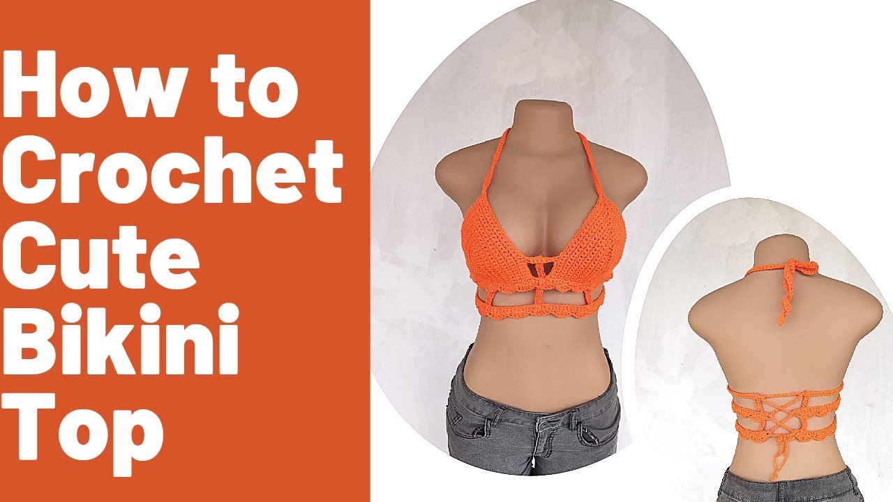 How to Crochet Quick and Easy Crop Top - Tutorial DIY
