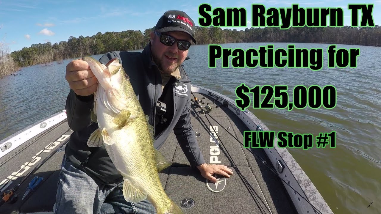 Practicing at Lake Sam Rayburn in TX  the 1st stop of FLW TOUR 2019!