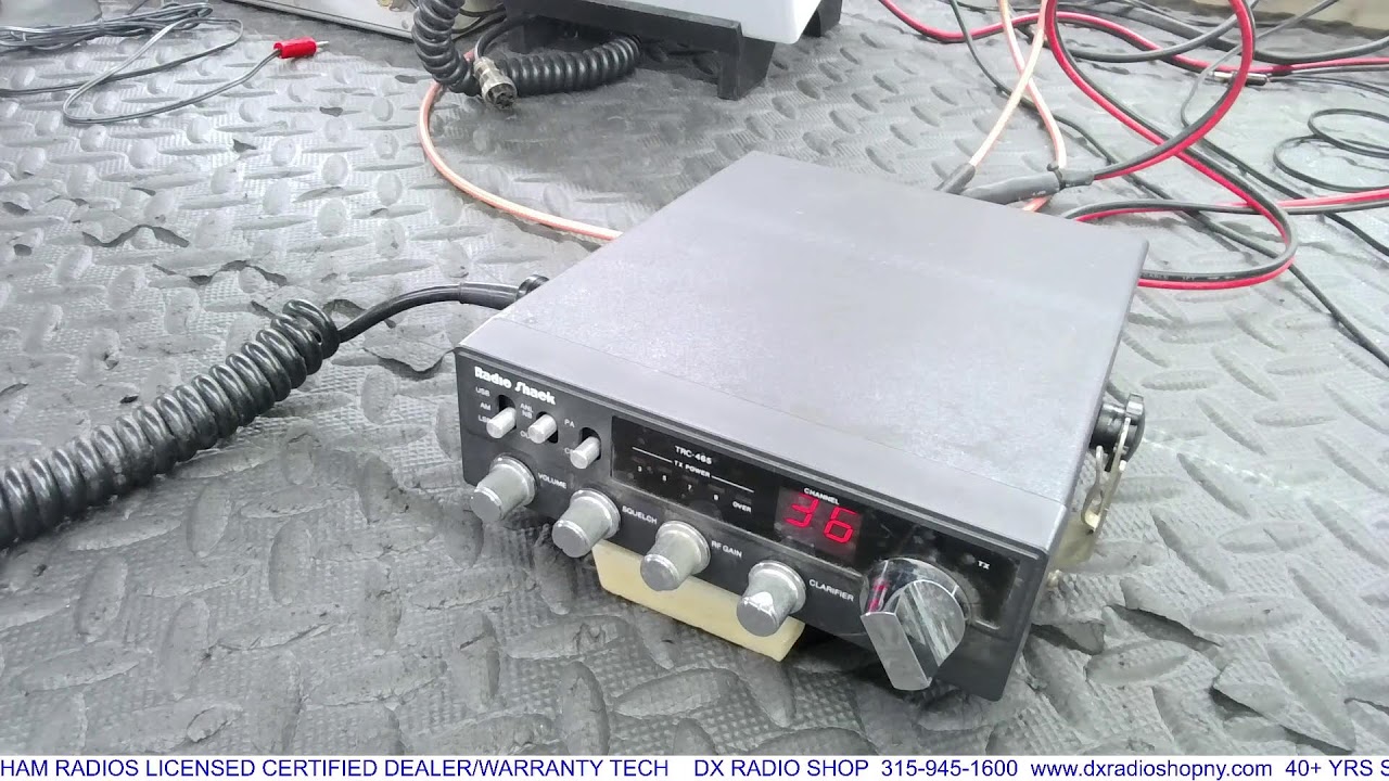 REALISTIC RADIO SHACK TRC-465 AM/SSB MOBILE ALIGNED/TUNED BY DX RADIO SHOP