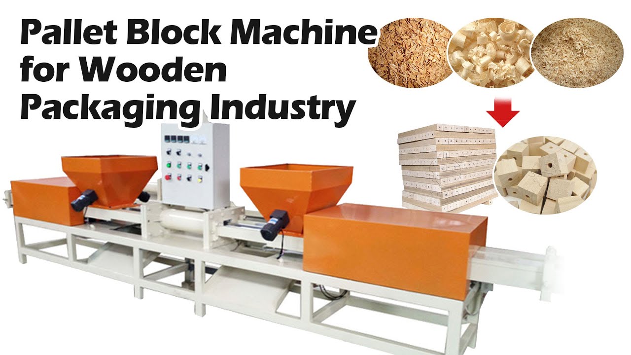 Eco-friendly Wooden Pallet Block Making Machine for Wood Recycling Plant