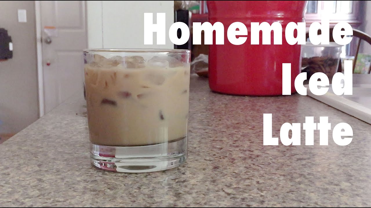 Homemade Iced Latte No Machine Needed