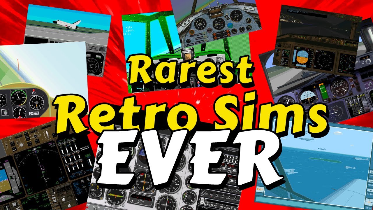 10 Rarest Retro Flight Sims!!! (EVER)