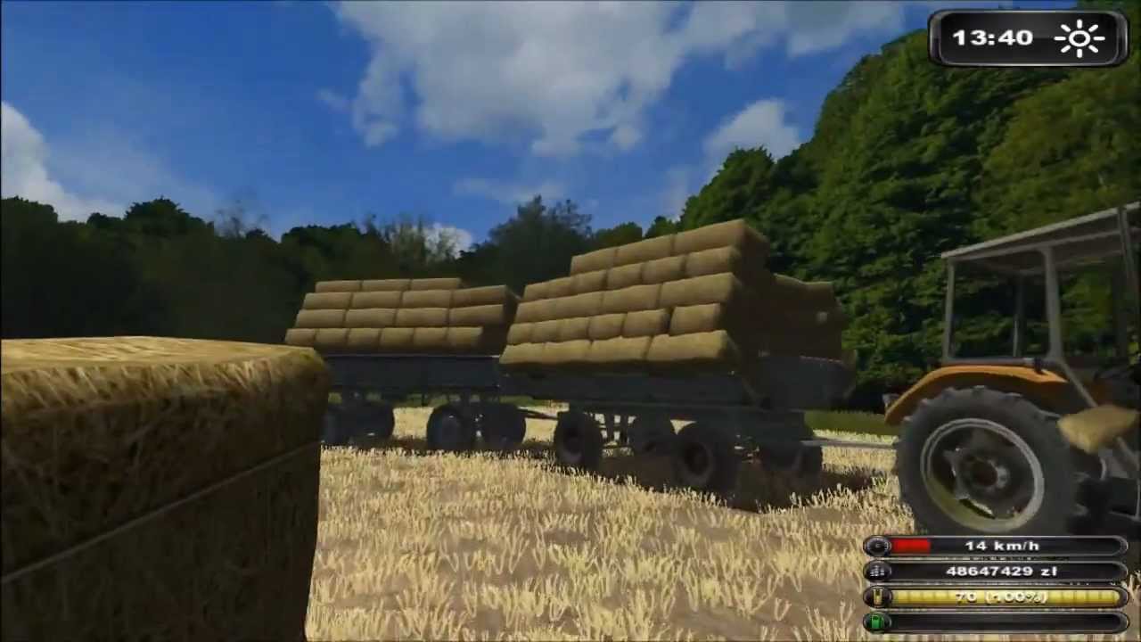 LS 2011 Polska wieś-zbieranie snopków[mod wideł] |HD| (by-Kamil)