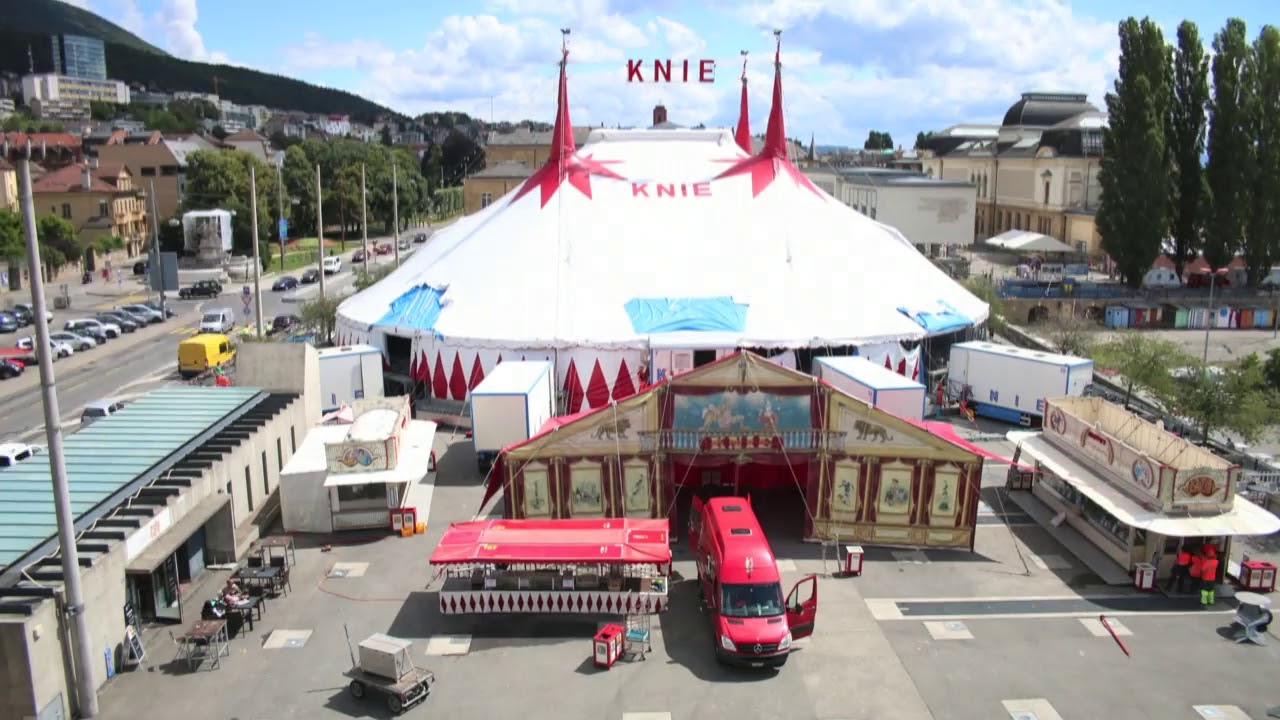 Montage et démontage Cirque Knie / Aufbau und Abbau Zirkus Knie