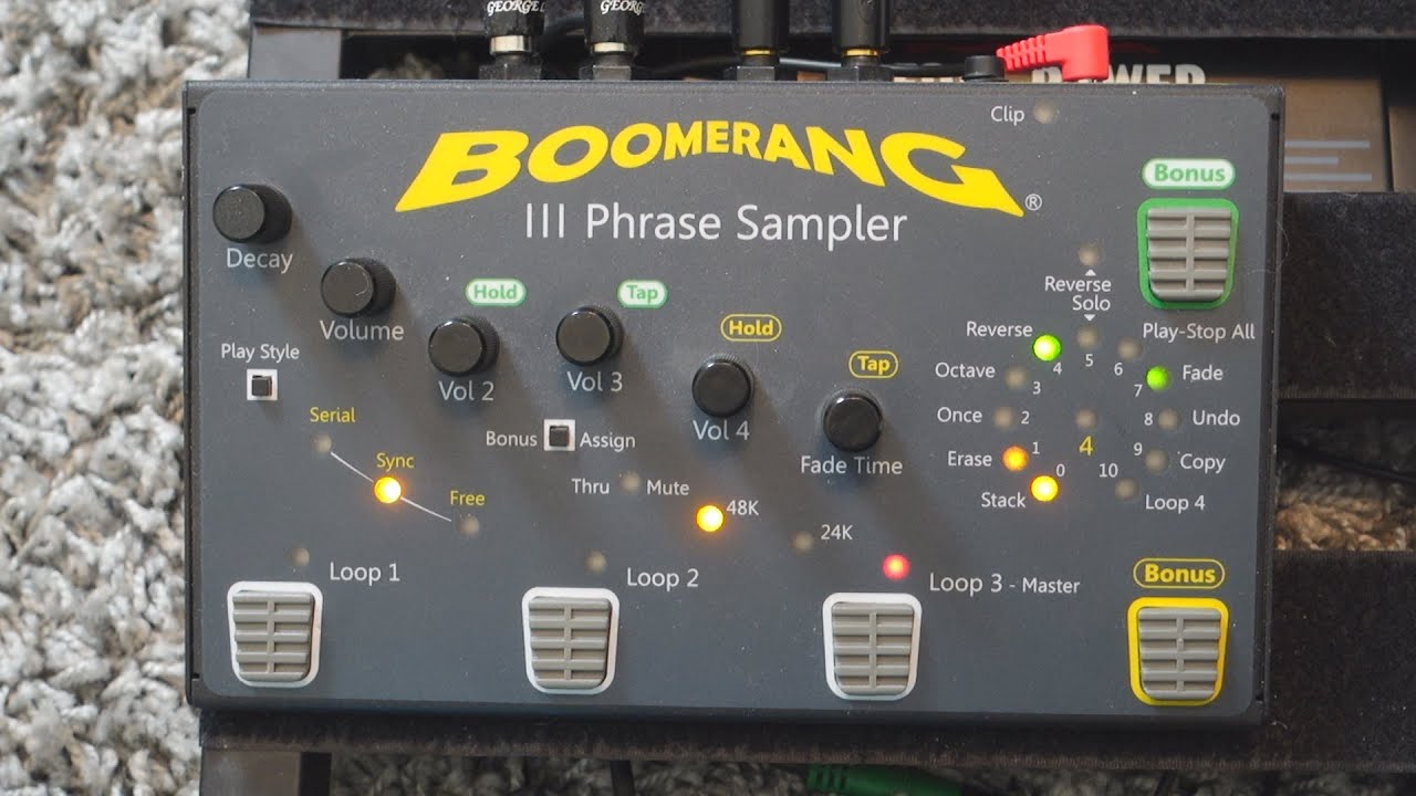 Boomerang III Phrase Sampler (ПОЛНАЯ демоверсия Looper)