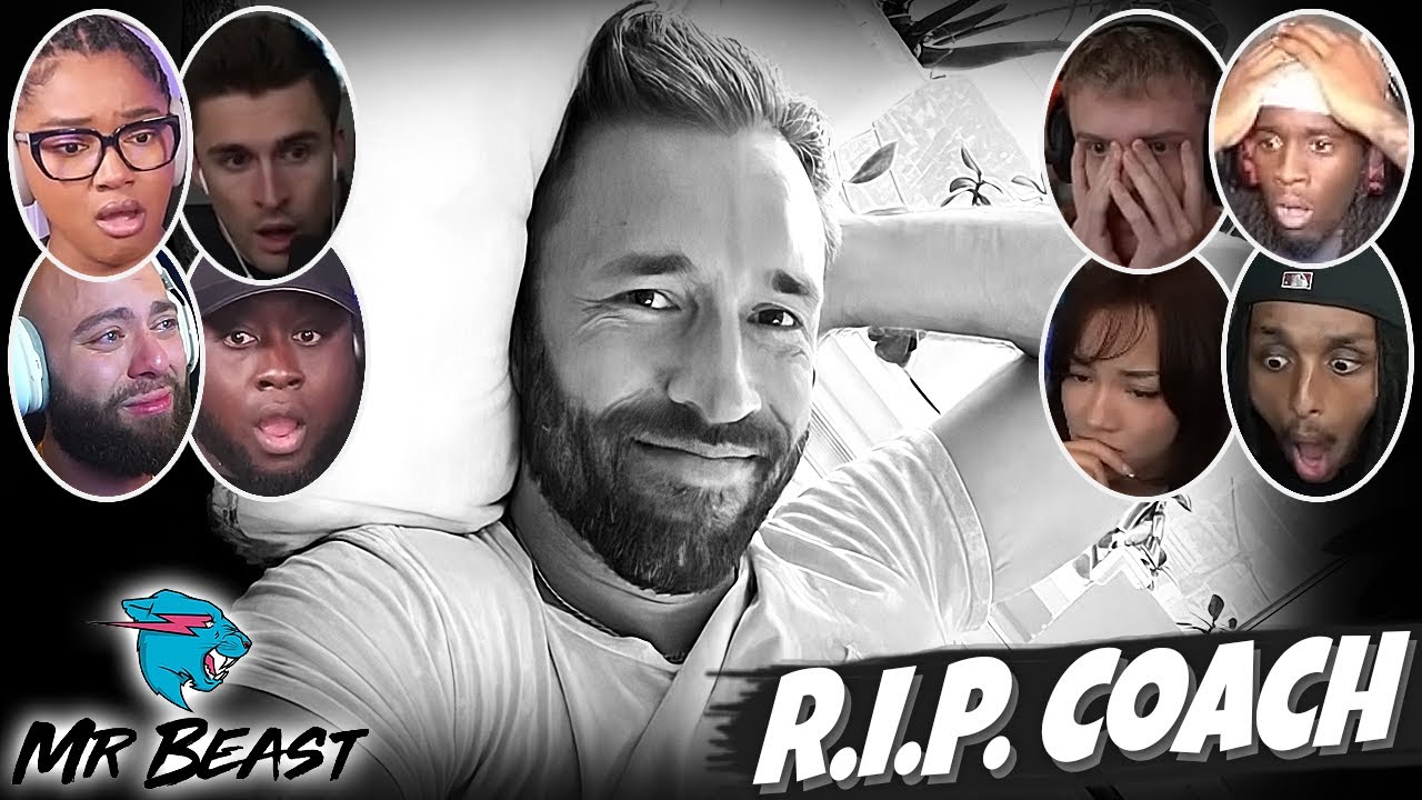 Youtubers and Streamers Reactions To The Unexpected Death Of Coach Tyler Wall | MrBeast