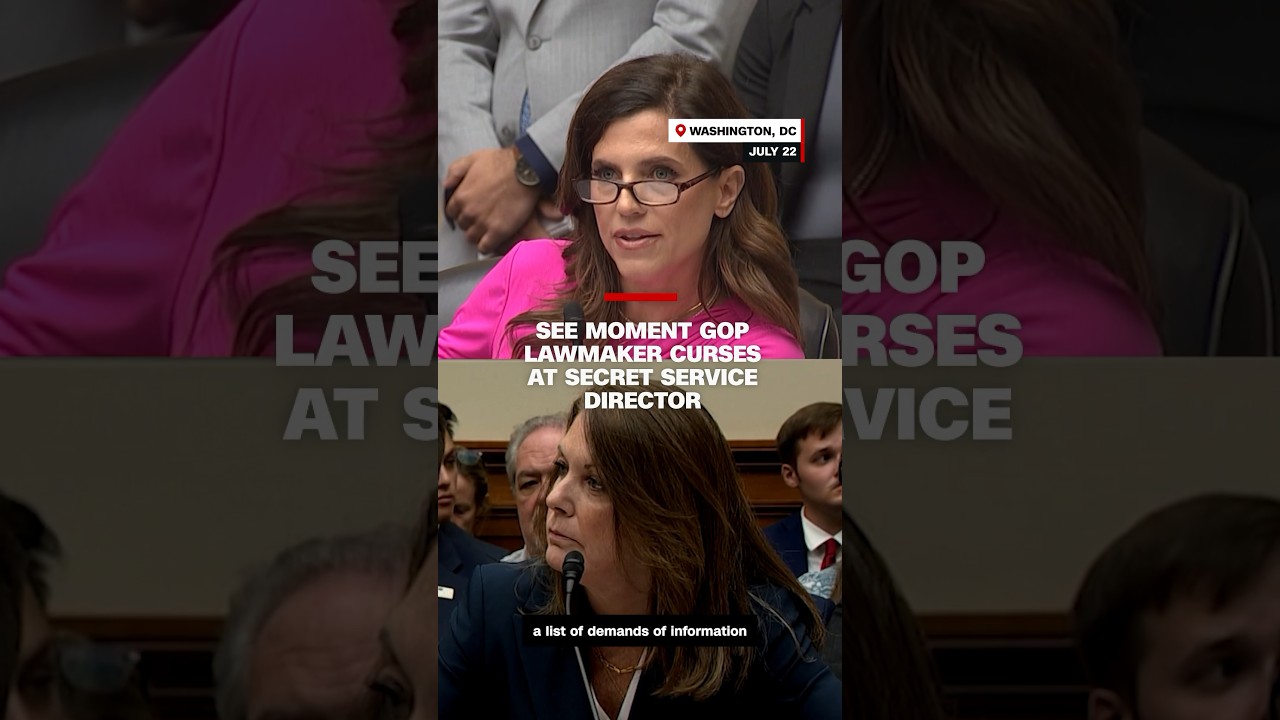 See moment GOP lawmaker curses at Secret Service director