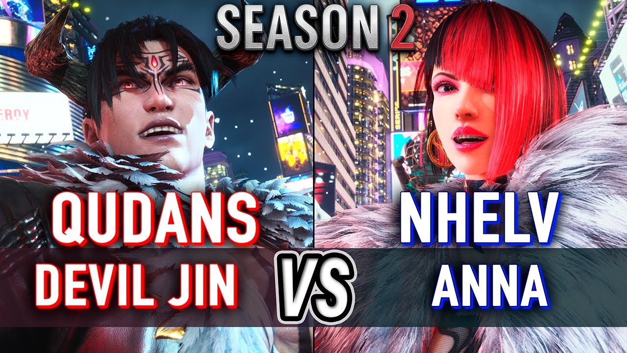 Tekken 8 🔥 QUDANS (Devil Jin) vs NHELV (Anna) 🔥 Tekken 8 (SEASON 2) High Level Gameplay