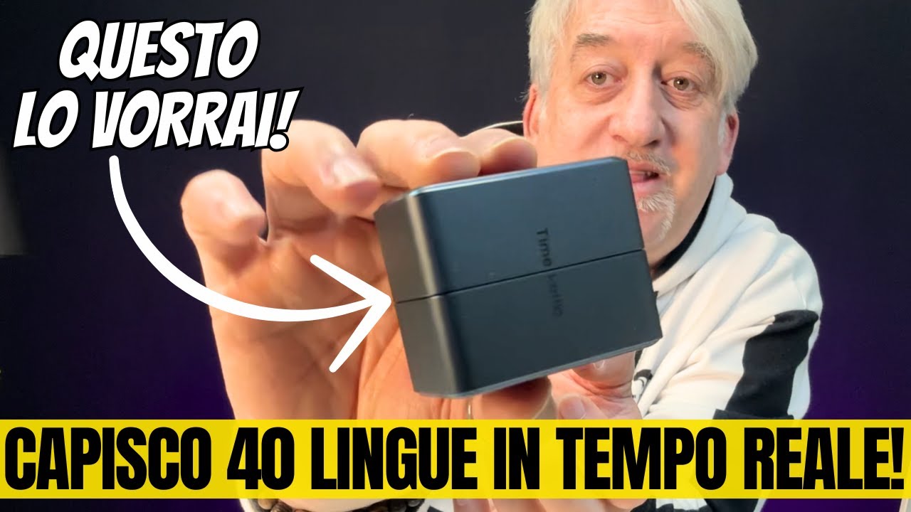 Questa SCATOLINA contiene 2 OGGETTI TOP! PARLO 40 LINGUE in TEMPO REALE! Timekettle W4 Pro