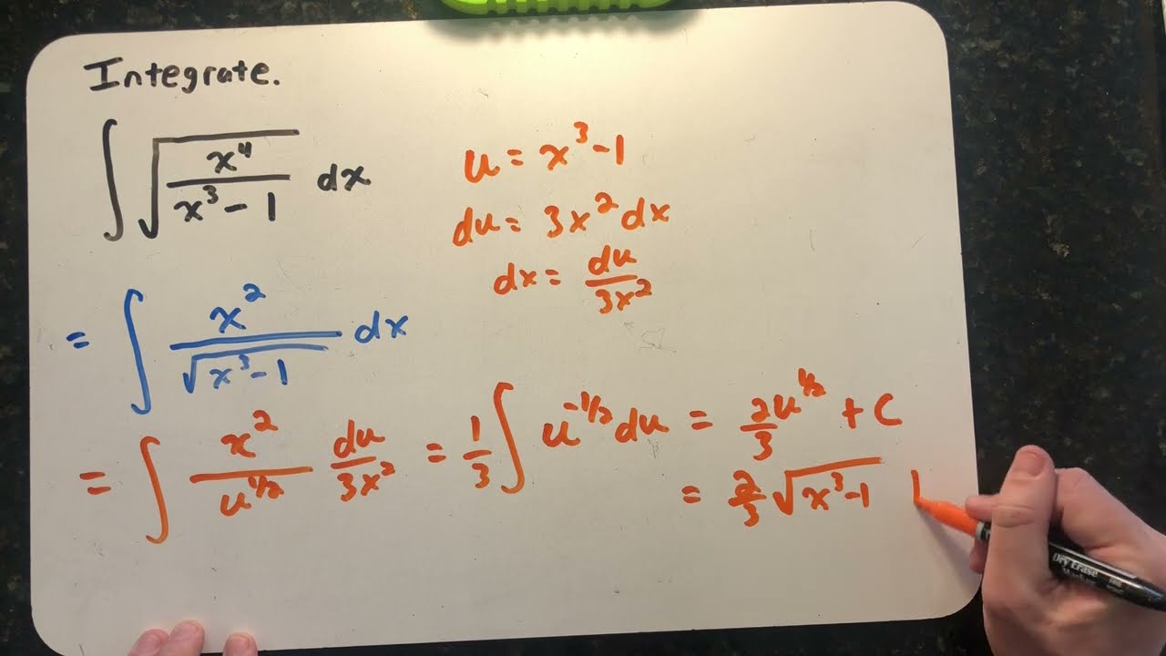 Simplifying then substitution