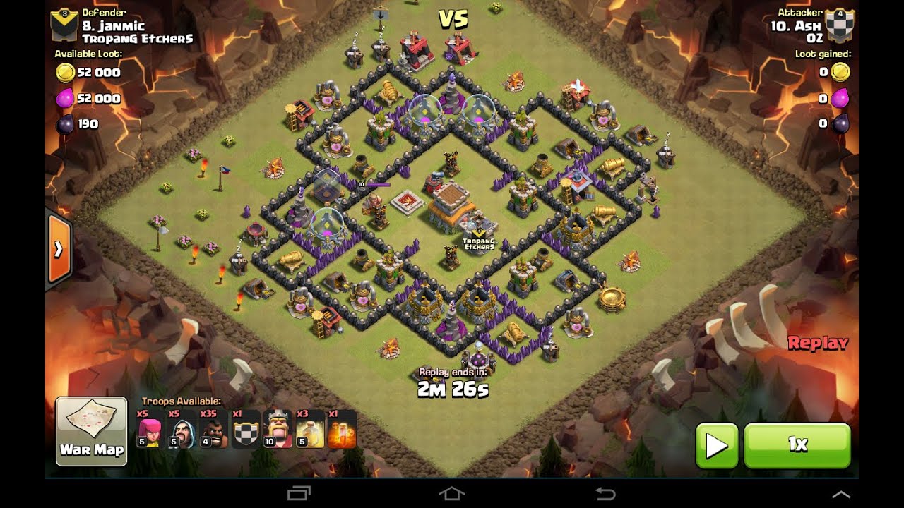 How to 3 Star Kyoukai TH8 base with Hogs, clash of clans, clan war