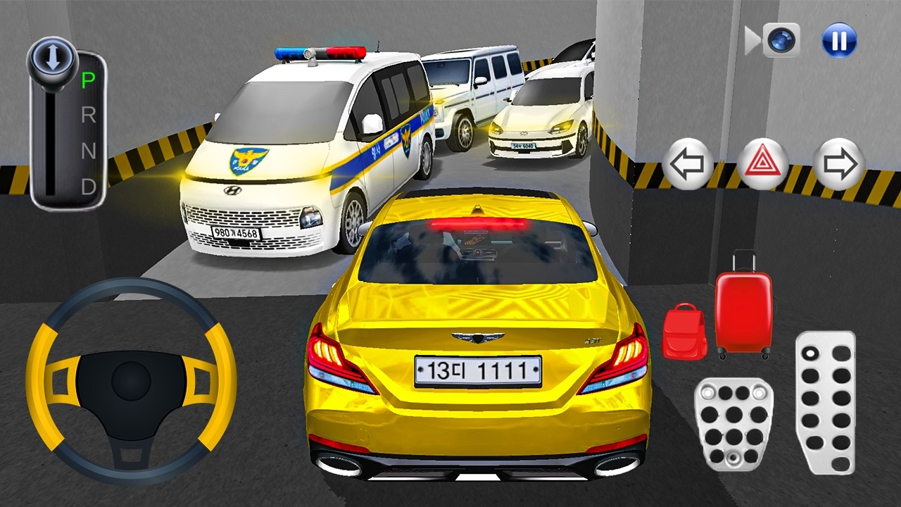 🚘New Gold Mercedes car Stuck in Parking Garage🚗 - 3D Driving Class Game - Сar Game