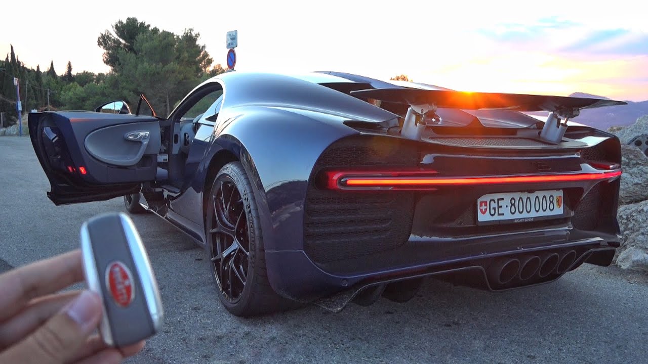JE CONDUIS SA BUGATTI CHIRON à 4 Millions € !! 😱😍