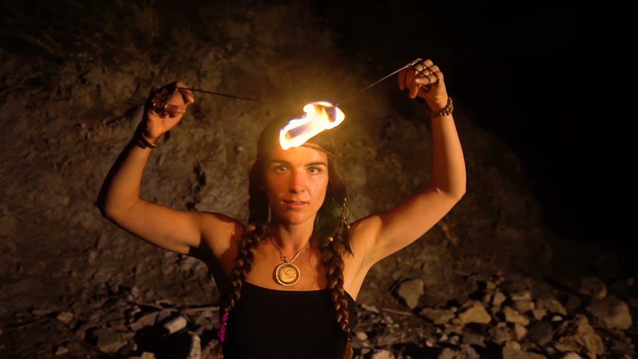 FIRE DANCE SHOW MONTENEGRO - fire cups / palm torches by Sonya