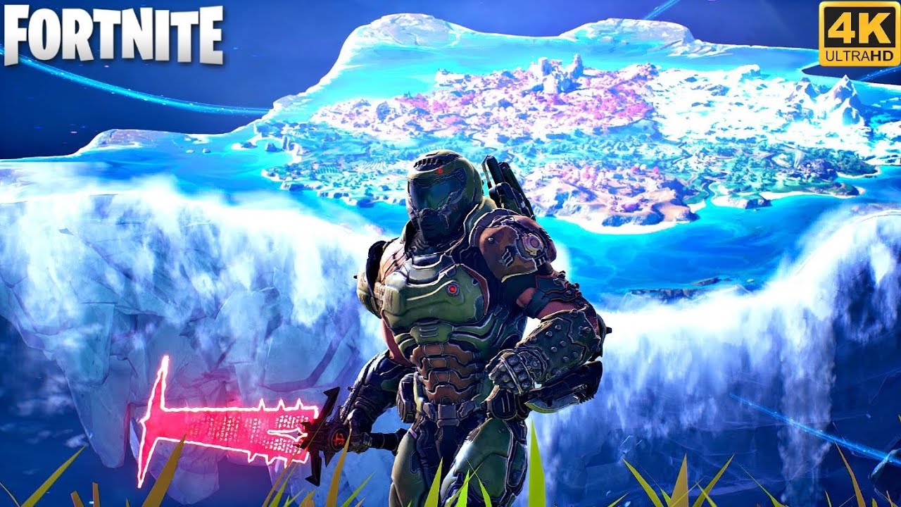Doom Slayer Gameplay - Fortnite Chapter 4 Season 1 (4K 60FPS)
