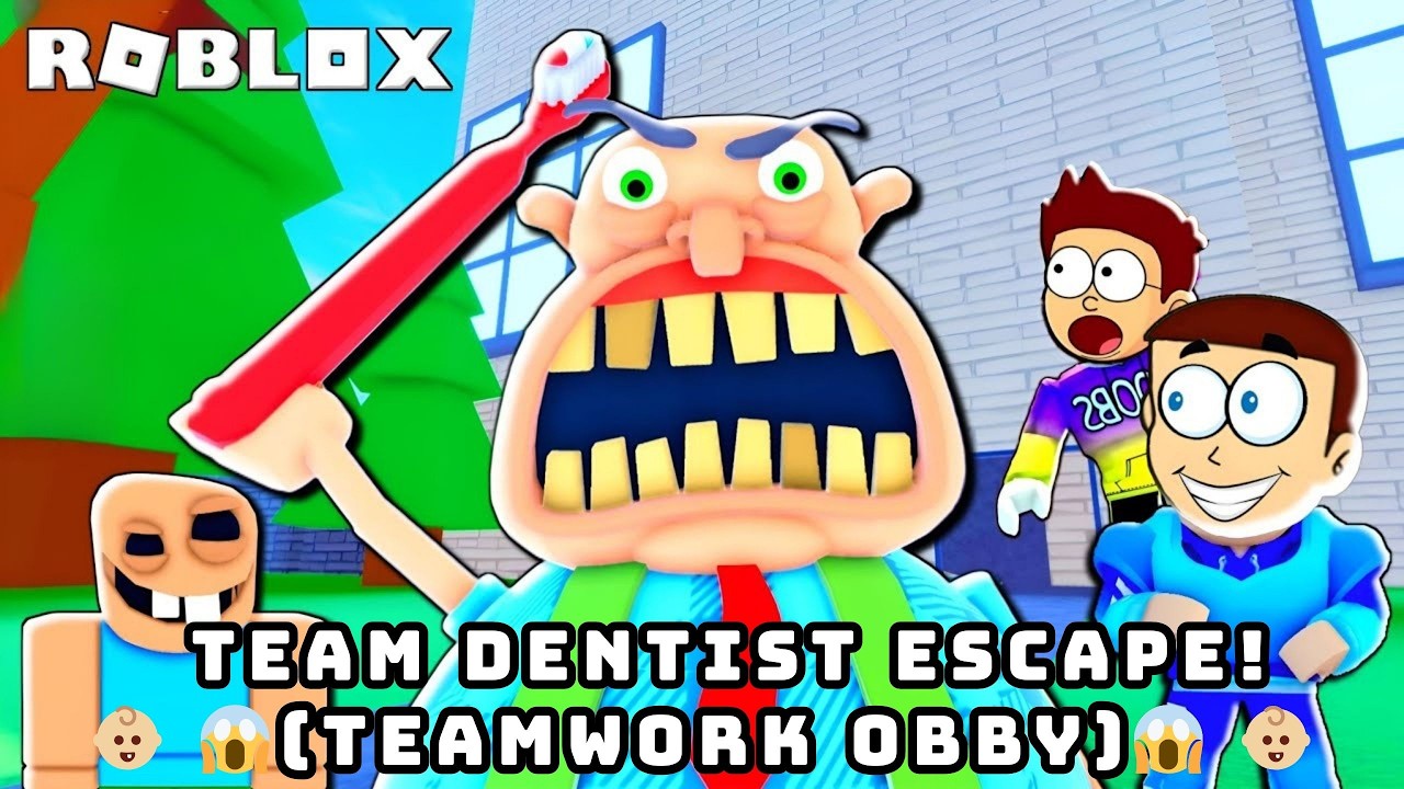 😱🔥TEAM DENTIST ESCAPE! (TEAMWORK OBBY)😱🔥Roblox🔔#2