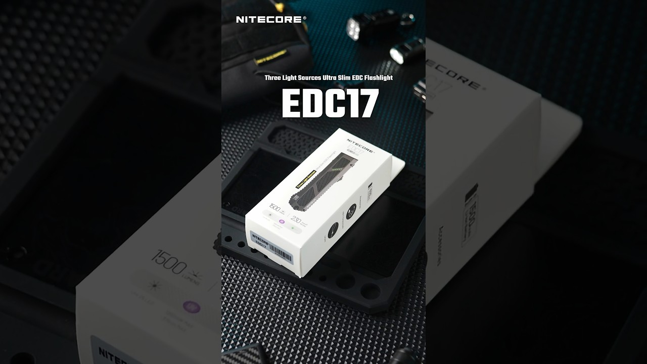 Let me know which light works best for your daily needs👇 #nitecore  #edc17 #flashlight #edc
