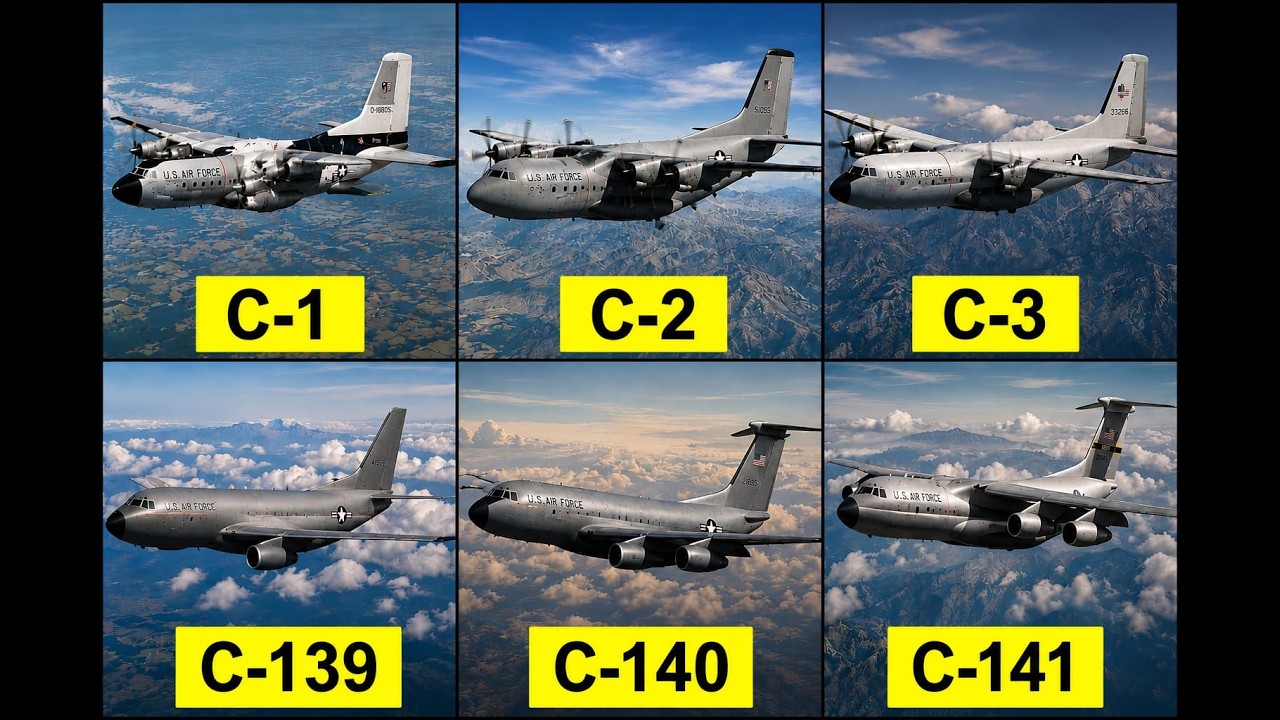 C-1 to C-141 | All US Military Transport Aircraft Explained