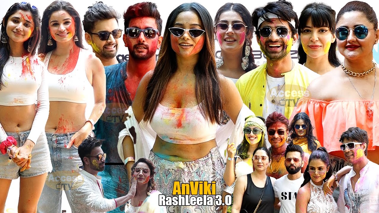 Anviki Rasleela 3.0 | Ankita Lokhande Holi Party 2024 | Manisha Rani,Abhishek,Khan Zaadi,Isha,Samart