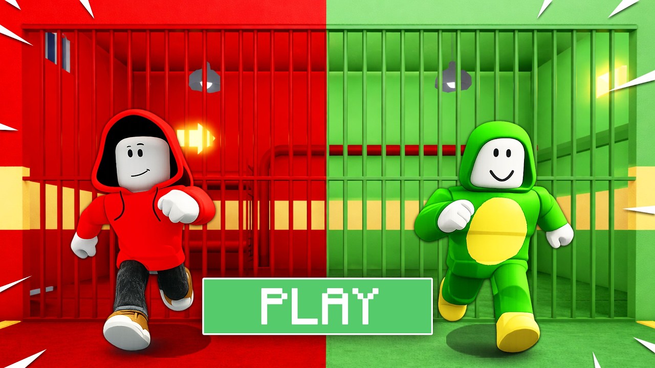 MIKEY VS JJ PRISON ESCAPE CHALLENGE IN ROBLOX!