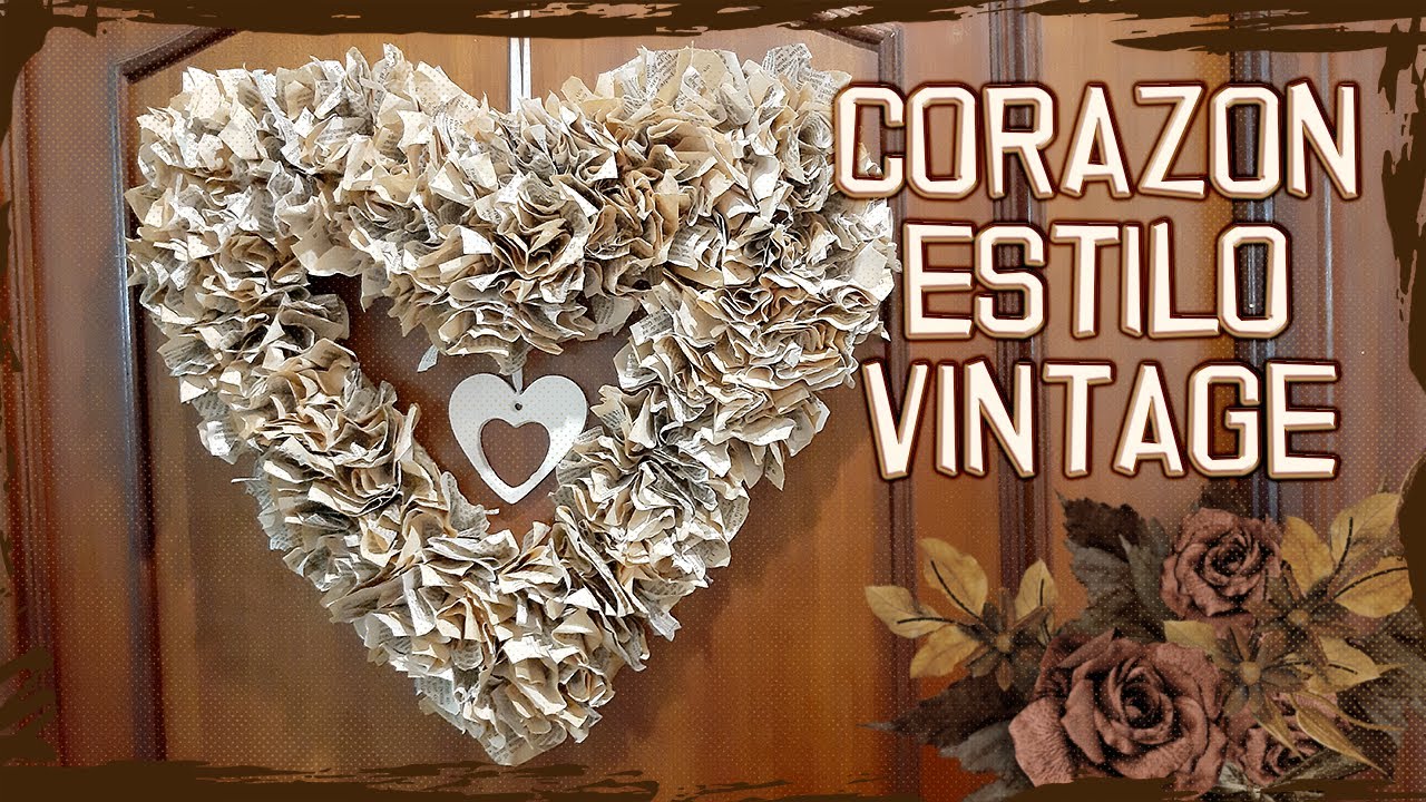Corazón Colgante al Estilo Vintage