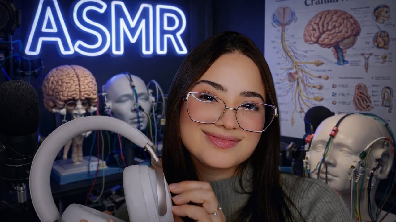 ASMR: Осмотр черепных нервов! (тихим голосом)