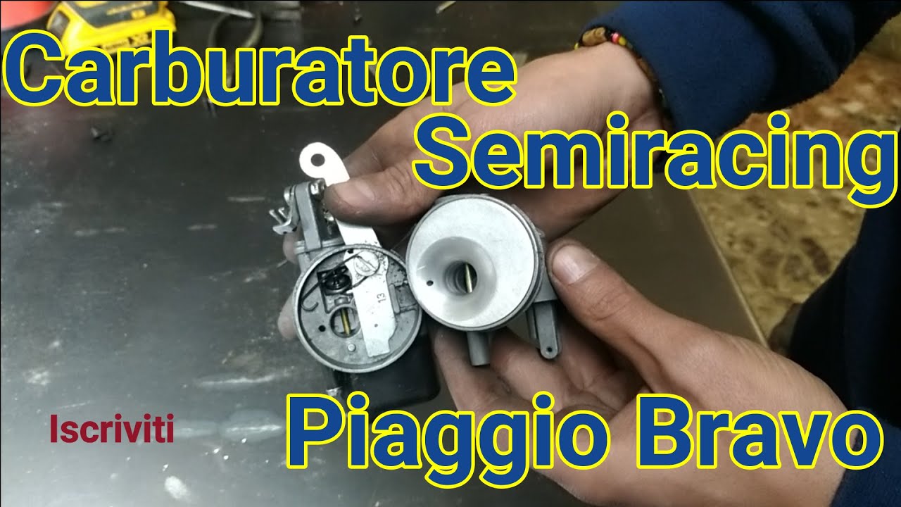 Elaborazione Piaggio Bravo Carburatore Venturi.