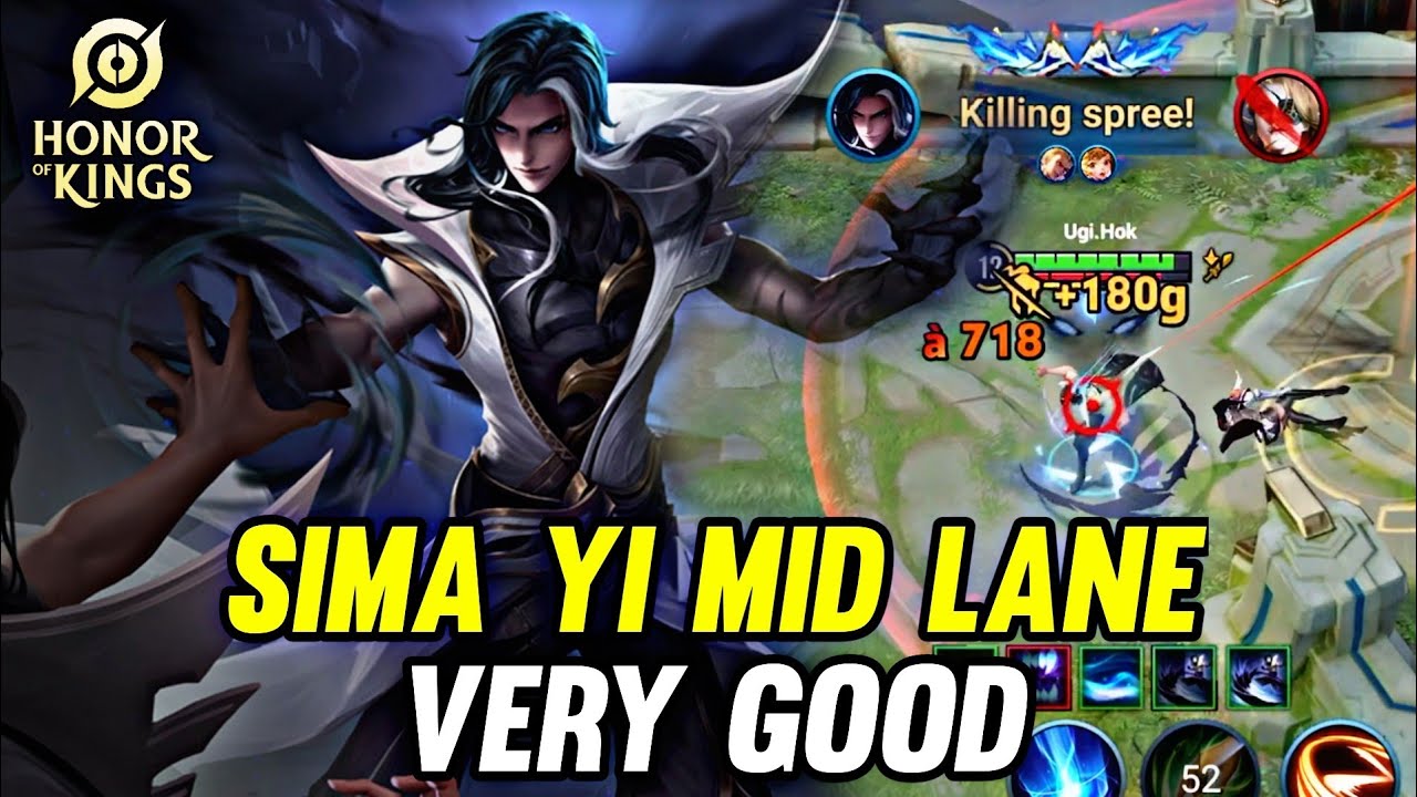 Honor Of Kings (Sima Yi) Sima Yi Mid Lane very good