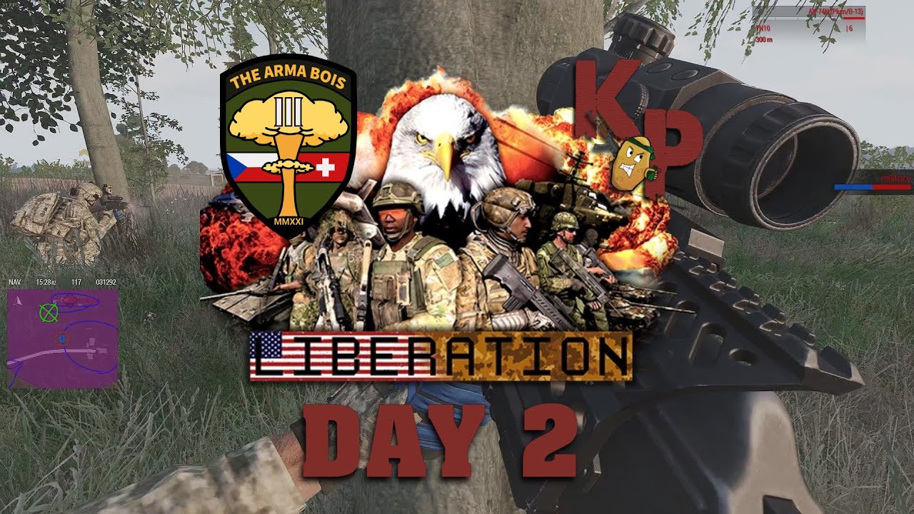 Arma 3 KP Liberation with TAB | Day 2 Highlights (Ukraine campaign)