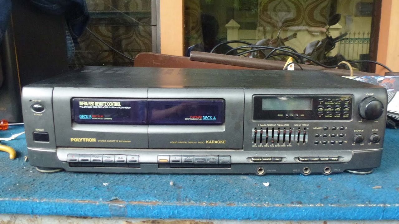 Memperbaiki Tape Deck Polytron Rusak Tombol Error, Potensio Bermasalah
