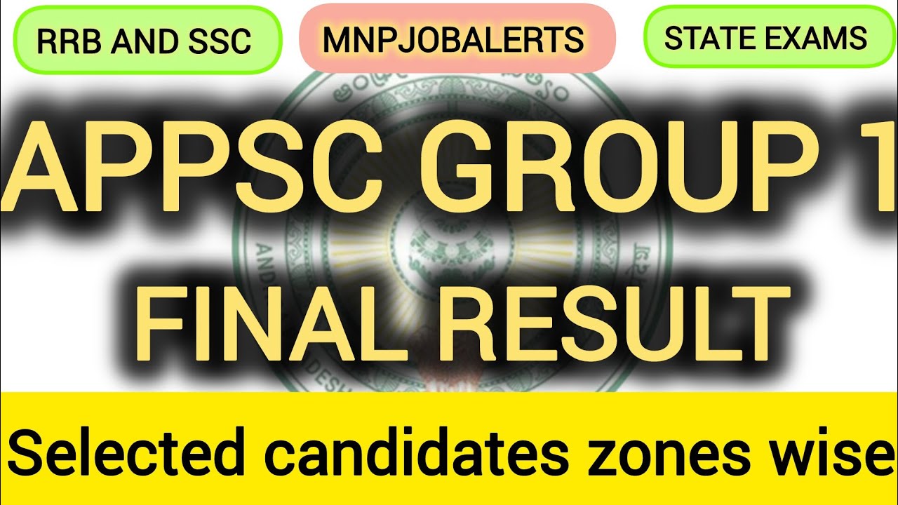 🚨 APPSC Group 1 Final Results 2026 OUT! | How to Check Selection List PDF & Cut-off Marks 👮
