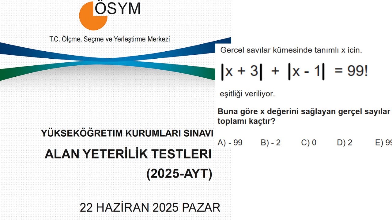 YKS DE ÇIKMASI MUHTEMEL MUTLAK DEĞER SORUSU | BU YÖNTEMLE 10 SANİYEDE ÇÖZ #yks2025