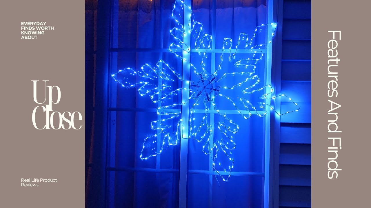 Holiday Led Lighted Snowflake- Review Before You Buy